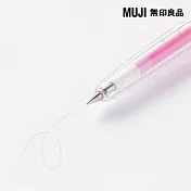 【MUJI 無印良品】可擦膠墨筆/粉0.38
