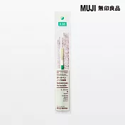 【MUJI 無印良品】可擦膠墨筆芯/綠0.38