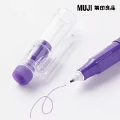【MUJI 無印良品】可擦彩色繪筆/紫