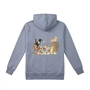 【MsMore】 森林系貓咪的下午茶派對外套(內刷毛)# 127113 S 銀色