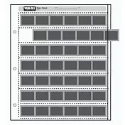VUE-ALL 三孔負片保存頁35mm/6格X7行/25頁