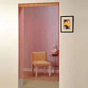 棉花田【璀璨】時尚金蔥紗線簾-紅金(90x180cm) 紅金色