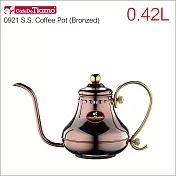 Tiamo 0921不鏽鋼細口壺(宮廷壺)(玫瑰金) 420ml (HA8562)