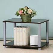 《Homelike》60cm二層置物架/收納架(胡桃色)