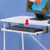 《Homelike》簡約鍵盤架(純白色)