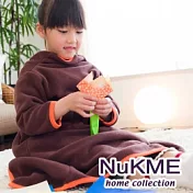 棉花田【NuKME】兒童時尚創意保暖袖毯-可可色 可可色