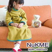 棉花田【NuKME】兒童時尚創意保暖袖毯-橄欖綠 橄欖綠