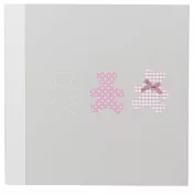 法國PANODIA小熊寶貝系列黏貼式相簿/(粉紅) -40頁 30x30cm