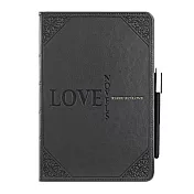 Ozaki O!coat Wisdom iPad mini典藏精裝版保護套-愛情(灰黑色)