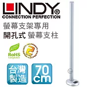LINDY 林帝 臺灣製 中鋼鋼材 螢幕支架專用 開孔式支桿 70cm（40963）40963
