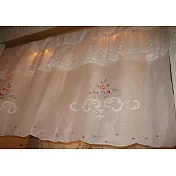 AROMA HOUSE玻璃紗蕾絲短帘