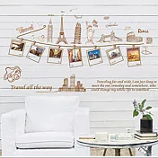 時尚壁貼 - 建築物相片牆