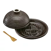 《長谷園伊賀燒》冷熱兩用‧陶珍菜蒸煮調理盤(小)