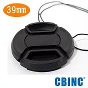CBINC 39mm 夾扣式鏡頭蓋 ( 附繩 )