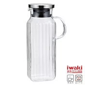 【iwaki】耐熱玻璃水壺 1L(手柄方型款)