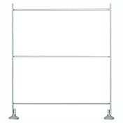 [MUJI 無印良品]SUS鋼製追加用側片 /灰/迷你