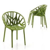 Vitra 博物館迷你收藏／蔬適椅  （森林綠、三入）