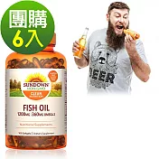 Sundown日落恩賜 精萃深海魚油1200mg(100粒x6瓶)組