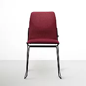 / viithe / Match 合契餐椅酒紅色坐墊x黑色鐵腳