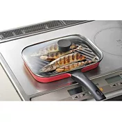 【leye】長型附蓋燒烤鍋(韓國製)