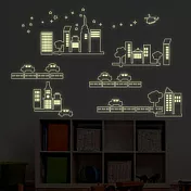 時尚壁貼 - 夜光卡通