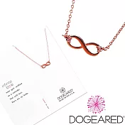 Dogeared 愛無限 玫瑰金項鍊 Infinite Love Necklace附原廠盒