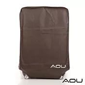 AOU微笑旅行 小型拉桿箱保護套 箱套 旅行箱套 (咖啡) 01-037D3