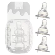 Basilic 貝喜力克柔軟奶嘴-3入-M (一般用)