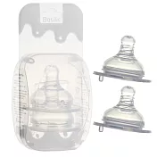 Basilic 貝喜力克(寬口徑)柔軟奶嘴-2入-S (初生兒專用)