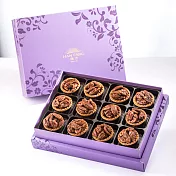 【臻饌】咖啡胡桃堅果塔12入禮盒（蛋奶素）紅