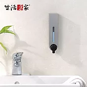 【生活採家】幸福手感典藏霧銀250ml單孔手壓式給皂機#47056