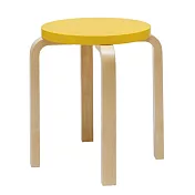 Artek Stool E60 Paimio 四腳圓凳 (鮮黃)