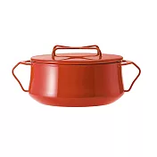 【DANSK】琺瑯雙耳燉煮鍋2.2公升-紅色