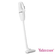 臺灣【Yates亞堤斯】無段吸力手持無線充電式吸塵器(氣質白)