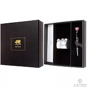 ARTEX x KITTY40周年紀念禮盒組 隨身迷你水鑽筆 粉紅漸層愛心