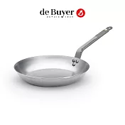 法國【de Buyer】畢耶鍋具『原礦蜂蠟系列』法式傳統單柄平底鍋28cm