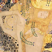 克林姆Klimt 水蛇-30*30cm