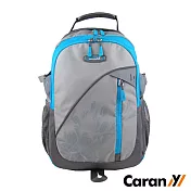 CARANY 卡拉羊 30L 大容量 電腦隔層 輕量後背包 書包 雙肩包 (藍/灰) 58-0007