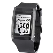 JAGA(捷卡)都會時尚風多功能電子錶-M866-A(黑)
