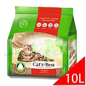 【Cat’s Best 凱優】紅標-經典凝結木屑砂-10Lx4包