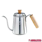 Tiamo 1403B 木柄細口壺 0.7L (砂光) HA1656ST