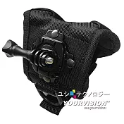 GoPro 最新 強化型360度旋轉掌套手腕帶 for HERO 4 3+ 3 2_(大)