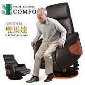 【潮傢俬】Marquez馬奎斯貴族電動起身椅(雙馬達&旋轉座) 黑