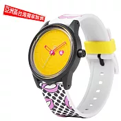 Q&Q SmileSolar x 關史蒂芬妮 Harajuku Lovers 限量太陽能錶/40mm-836 粉味紅唇