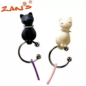Zan’s Kattie貓咪鑰匙圈-白