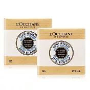 L’OCCITANE 歐舒丹 乳油木牛奶皂(100g)x2入-公司貨