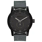 NIXON PATRIOT LEATHER 獨領風騷復古時尚腕錶-黑X綠