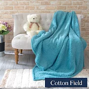 棉花田【米亞】超細纖維輕柔暖隨意毯-4色可選粉藍