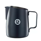 Tiamo 1431B 斜口拉花杯(尖口)450cc (HC7107)黑色(BK)