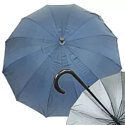 22X12K銀素布FRP晴雨直傘-彎頭×6入